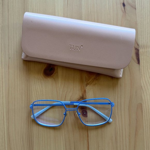 Blue/Lavender TIJN eyeglasses/frames - Picture 1 of 3